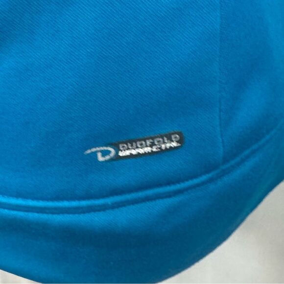 Champion Duofold Performance blue cowl neck sweatshirt size small - Picture 6 of 8